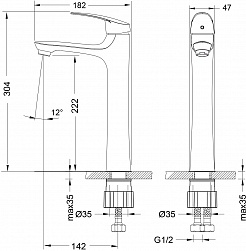 Lemark Смеситель для раковины чаши Linara LM0409C – фотография-3